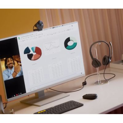 7. Logitech H390 Kopfhörer 981-000406 (Schwarz)