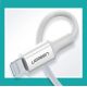 5. Ugreen US171 Lightning – USB-C MFi PD-Kabel 20 W 480 Mbit/s 1 m – Weiß