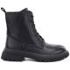 6. Damen-Ankle-Boots aus Leder, gefüttert, schwarz, Big Star UU274375