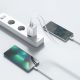 5. Tech-Protect C65W Netzwerkladegerät 2x USB-C PD 65W / USB-A QC 3.0 - Schwarz
