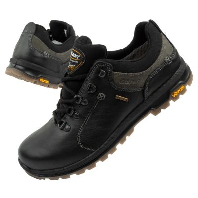 Grisport Herren-Trekkingschuhe Nero oliato SPO-TEX Leder schwarz