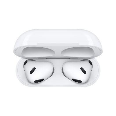 4. Apple AirPods (3. Generation) Kabelloses In-Ear-Headset mit Bluetooth für Anrufe und Musik, Weiß