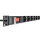 4. Digitus DN-95402-1-FR PDU Stromverteilungseinheit 8 x Netzwerkdosen 1U