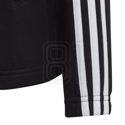 7. adidas Essentials 3-Streifen-Kapuzenpullover mit durchgehendem Reißverschluss Jr IC3634