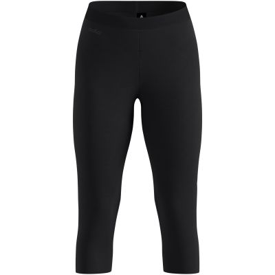Damen-Funktionsleggings Odlo Merino 200 BL Bottom 3/4 – black, Größe: S
