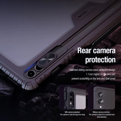 14. Nillkin Bumper Leather Case Pro Hülle für Samsung Galaxy Tab S9+ – Schwarz