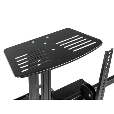 6. Equip Bodenständerhalter 55-100"/1TFT 120kg 1Regal Massiv Einzelhandel (650633)