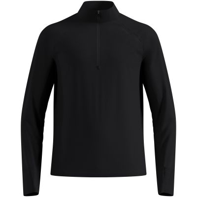 Herren-Half-Zip-Pullover Odlo X-ALP Mid Layer 1/2 Zip, Schwarz