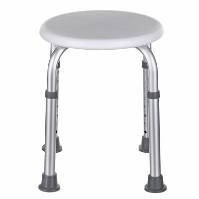 2. Runder Duschhocker aus Aluminium