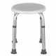 2. Runder Duschhocker aus Aluminium