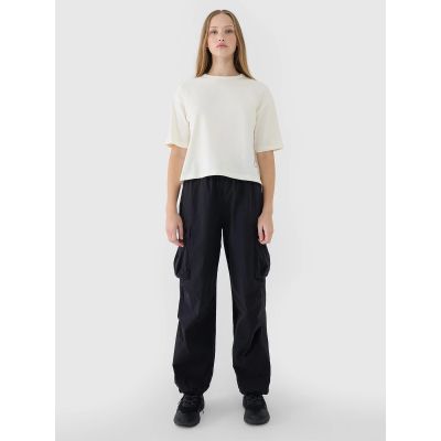 Übergroßes bedrucktes Damen-T-Shirt 4F 4FWSS25TTSHF1971-11S