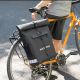 8. Rockbros Fahrradtasche mit Rucksackfunktion, wasserdicht, mit Helmbefestigung 18l - Schwarz