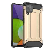 Hybrid Armor robuste TPU/PC Panzer Handyhülle Hard Case für Samsung Galaxy A22 4G golden
