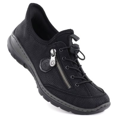 Schwarze Damen-Sportschuhe Rieker L32F1-00