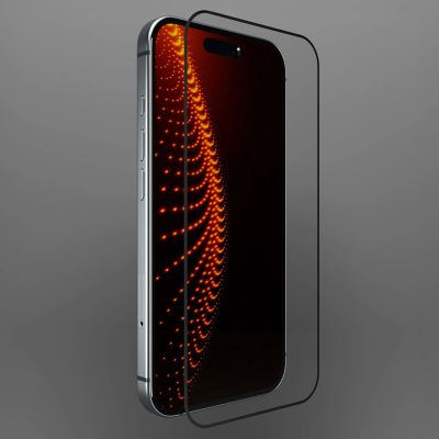 4. SBS Tempered Glass D3O gehärtetes Glas mit Rahmen für iPhone 16 Pro