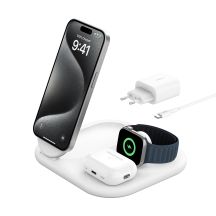 Belkin BoostCharge Kopfhörer, Smartphone, Smartwatch Weiß USB Kabelloses Laden Schnellladen Intern