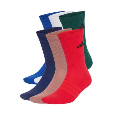Adidas gepolsterte Crew-Socken, 6 Paar, bunt, KY1904