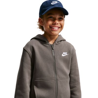 3. Nike Sportswear Club Fleece Kinder-Sweatshirt Grau FD3004 289