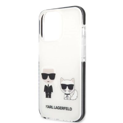 6. Karl Lagerfeld KLHCP13XTPEKCW iPhone 13 Pro Max 6.7" Hardcase weiß/weiß Karl&Choupette