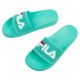 Fila Damen-Sport-Flip-Flops Morro, bequeme grüne Hausschuhe für den Pool