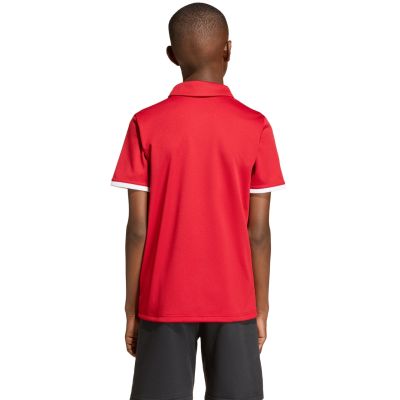 5. adidas Entrada 26 Polo-Shirt für Kinder, rot, JZ6626