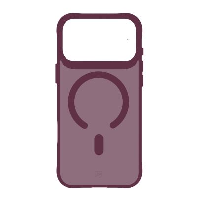 4. 3mk Smoke MagCase Hülle für iPhone 18 Pro Max / 17 Pro Max – bordeauxrot
