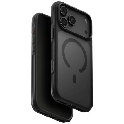 Uniq Veren Magclick Ladehülle für iPhone 18 Pro Max / 17 Pro Max – Schwarz