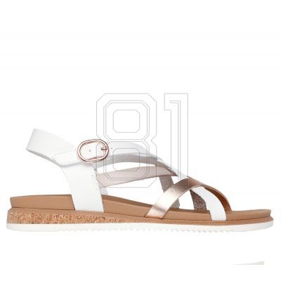 4. Skechers Bobs Desert Kiss Low Sandalen - Peak Rank W 114709-WHT