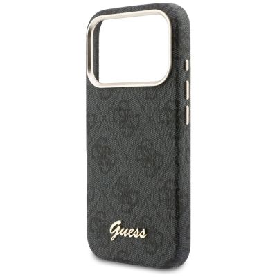 6. Guess 4G Script MagSafe Hülle für iPhone 17 Pro – Schwarz