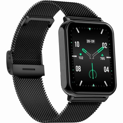 8. Smartwatch Gravity Weiß Schwarz 2 Armbänder GT17-8