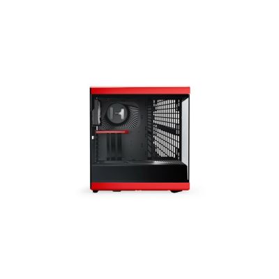 6. HYTE Y40 Midi-Tower Schwarz, Rot