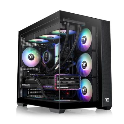 2. Thermaltake View 380 TG ARGB Schwarzes Gehäuse