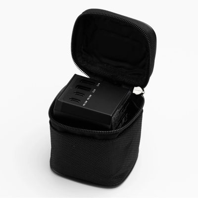 3. SBS Universal-GaN-Reiseadapter 70 W, 3x USB-C, 2x USB-A mit Tasche – Schwarz