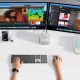 7. Orico MiniLink 9-in-1 Dockingstation mit M.2 SSD-Festplatteneinschub – Silber