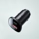 13. Acefast Autoladegerät 38W USB Typ C / USB, PPS, Power Delivery, Quick Charge 3.0, AFC, FCP schwarz (B1 schwarz)