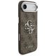 4. Guess 4G Big 4G Classic Logo Hülle für iPhone 17 Air – braun und silber