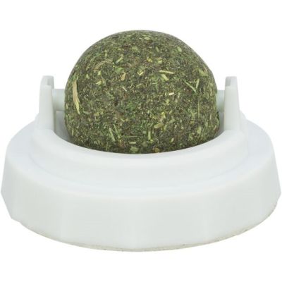 Katzenminzeball mit Griff, für Katzen, 5 cm, zum Aufkleben