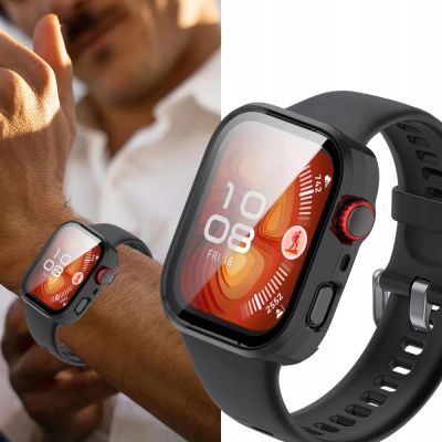 4. Tech-Protect Defense Case für Huawei Watch Fit 4 Pro - Transparent