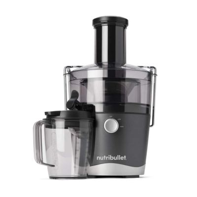 NutriBullet NBJ100G Entsafter, Grau, 1,5 l, 0,8 l, Rotationsaufsatz, Kunststoff, Edelstahl, 800 W