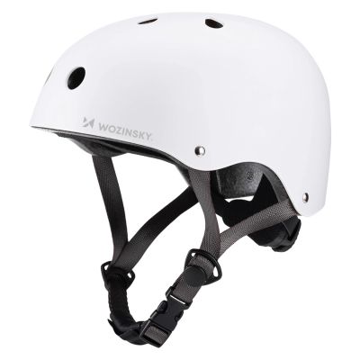 Wozinsky Leichtgewicht-BMX-/Scooter-Helm Größe S – Weiß