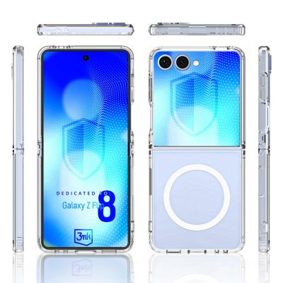 5. 3mk Armor Magcase für Samsung Galaxy Z Flip 8 - Transparent