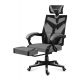 5. Huzaro Combat 5.0 Grauer Gaming-Stuhl