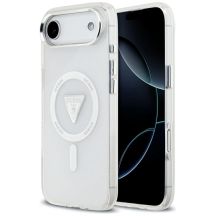 Guess IML Gradient Triangle Logo MagSafe Hülle für iPhone Air - Transparent