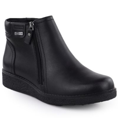 Gefütterte Damen-Ankle-Boots mit Absatz, schwarz, Sergio Leone BT25348-S