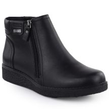 Gefütterte Damen-Ankle-Boots mit Absatz, schwarz, Sergio Leone BT25348-S