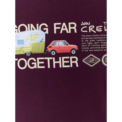 6. Herren-T-Shirt mit Aufdruck, regulär, Größe 4F 4FRSS26TTSHM3810-50S