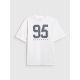 8. Locker geschnittenes Jungen-T-Shirt mit Aufdruck 4F 4FJRSS26TTSHM3786-10S