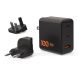Urban Armor Gear 9B443811V4040 Handy-Ladegerät für Kopfhörer, Smartphones, Tablets und Laptops, Schwarz, Orange, AC-Schnellladefunktion, intern