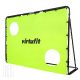 4. VIRTUFIT FUSSBALLTOR MIT SCHUSSMATTE - 215 X 150 CM