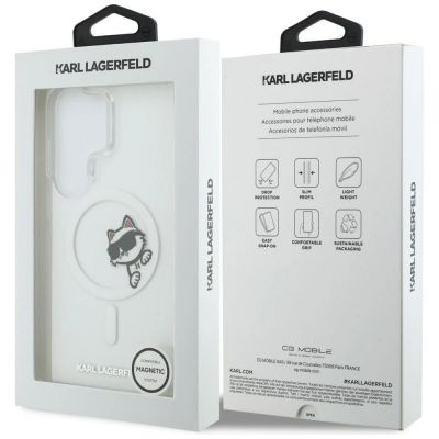 8. Karl Lagerfeld IML Peekaboo Choupette MagSafe Hülle für Samsung Galaxy S26 Ultra - transparent